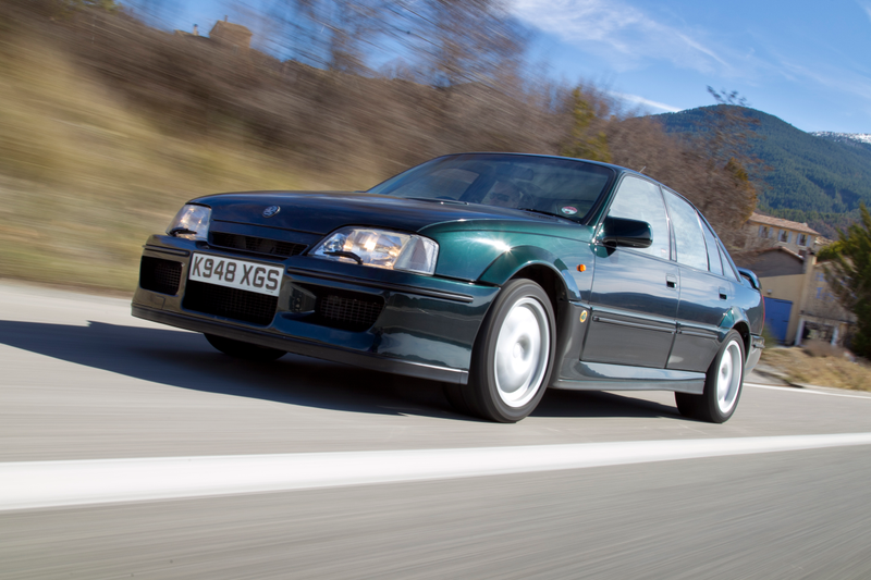 The Vauxhall Lotus Carlton, also sold as an Opel. Photo Credit: GM